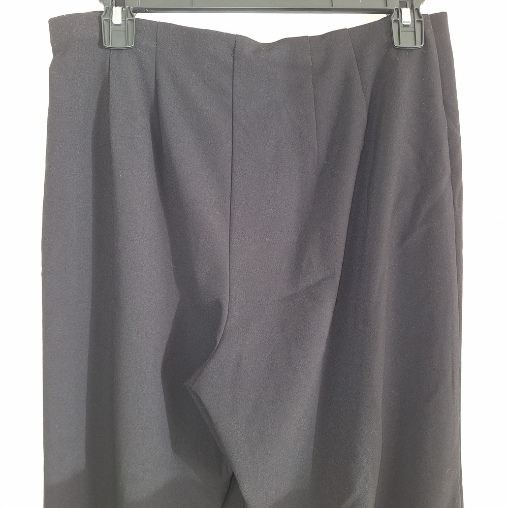 Vintage Black Dress Pants Worthington Stretch Women's Size 10 Side Zip Straight - Picture 6 of 16